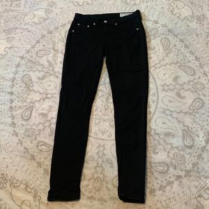 Rag & Bone Black Skinny Jeans Sz 27 W1503O026BLK